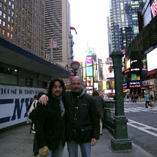 Roadie e Manrico in NYC, Times Square